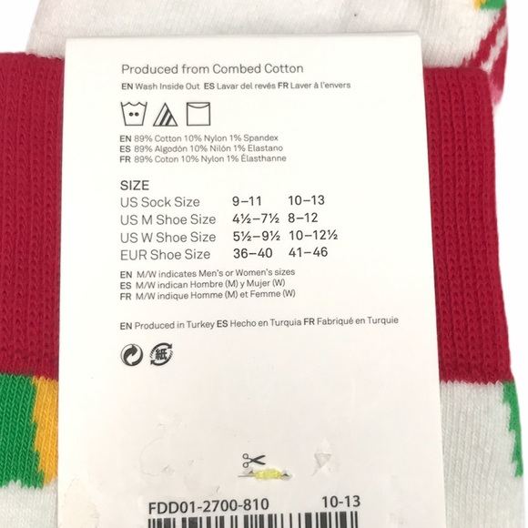 Happy Socks Present Socks, White - Picture 4 of 6